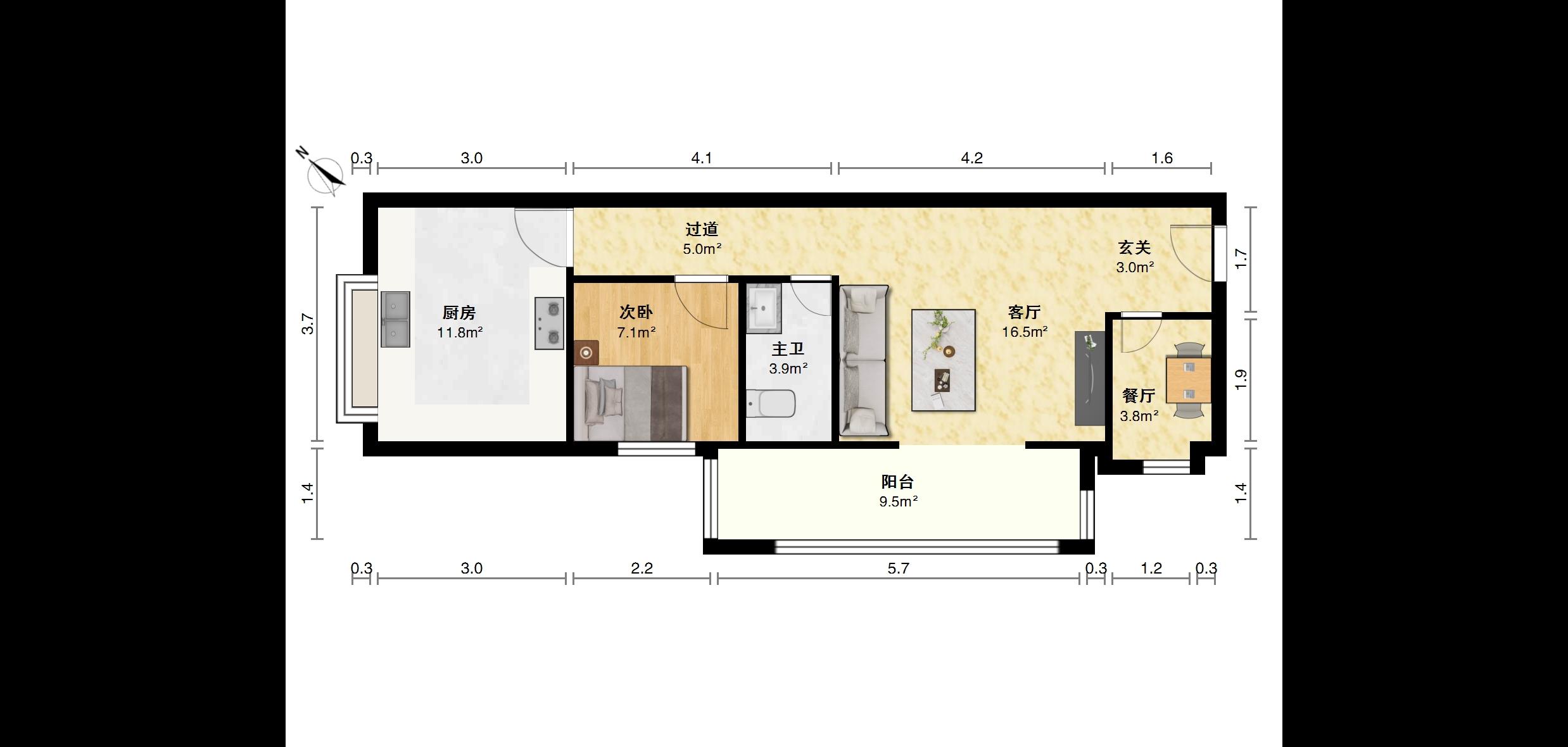 东方新城,东方新城小户型2房,高层10