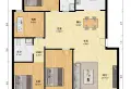 广电小区!4房南北通透家电家具齐全拎包入住!有免费固定停车位12