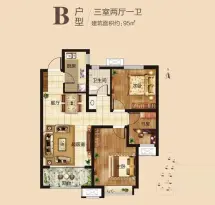 金科澜山公馆户型信息3