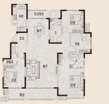 四建美林花园户型信息2