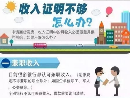 贷款买房时 银行流水、收入证明不够怎么办