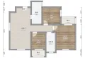 3室2厅1卫1阳台超大阳台,周边配套齐全11