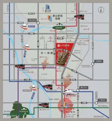 太平洋城中城天一云端楼盘图
