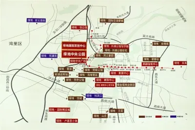 绿地中央公园楼盘图