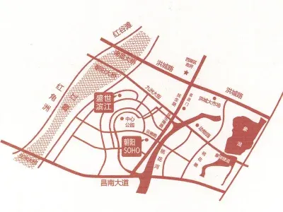 东亚朝阳SOHO楼盘图