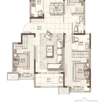 中国铁建花语拾光户型信息4