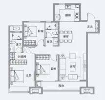 中建大学里户型信息1