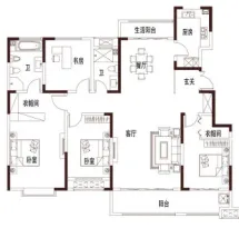 四建美林花园户型信息4