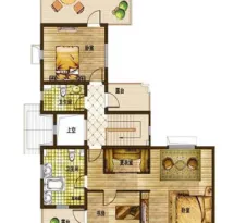 建邦铂金墅户型信息4