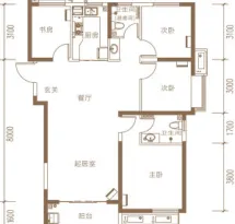绿地国际城佳荷明都户型信息3