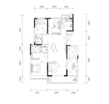 明湖壹品苑户型信息3