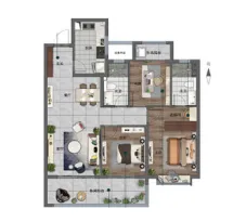 中国铁建梧桐天樾户型信息1