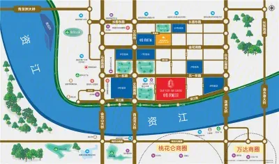 中铁·银城江月楼盘图
