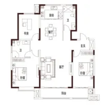 四建美林花园户型信息5