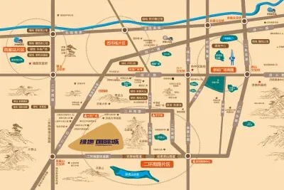 绿地国际城楼盘图