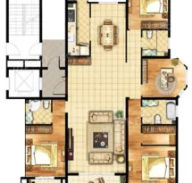 建邦铂金墅户型信息5