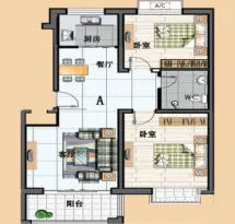 洪永紫荆花园西区户型信息1