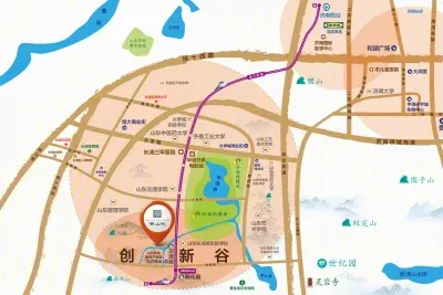 济高观山悦楼盘图