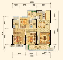 中梁钦州府户型信息2