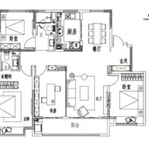 济南中建国熙台户型信息4