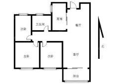 北城新区|京冠御园华府3室2厅1卫出租|买房租房佣金全返