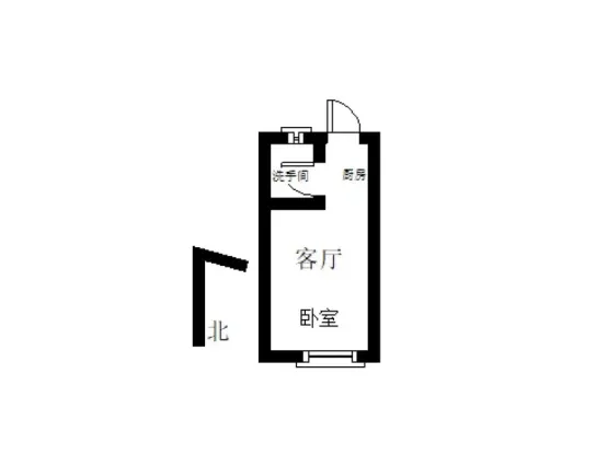 长岛小镇1室1厅1卫朝南北普通房源图片