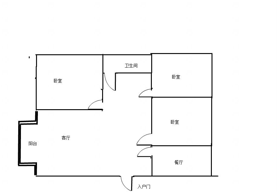 离石文华苑,文华苑 94平米 50万11