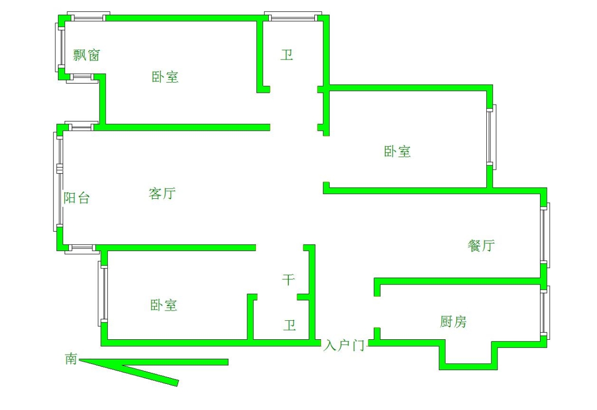 唐人公馆,唐人公馆 124平米 150万带车位,储24
