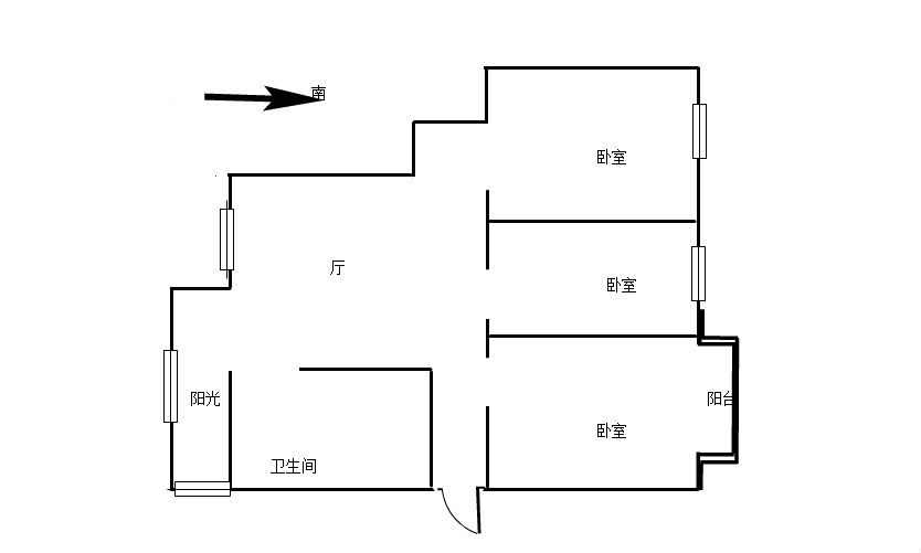 东园小区,东园小区 75平米 27万10