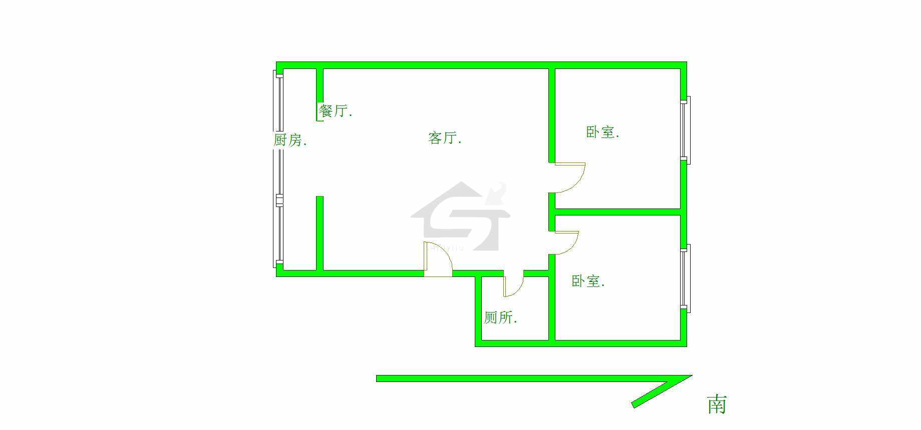云桂花苑,云桂花苑 92.0平米 100.0万9