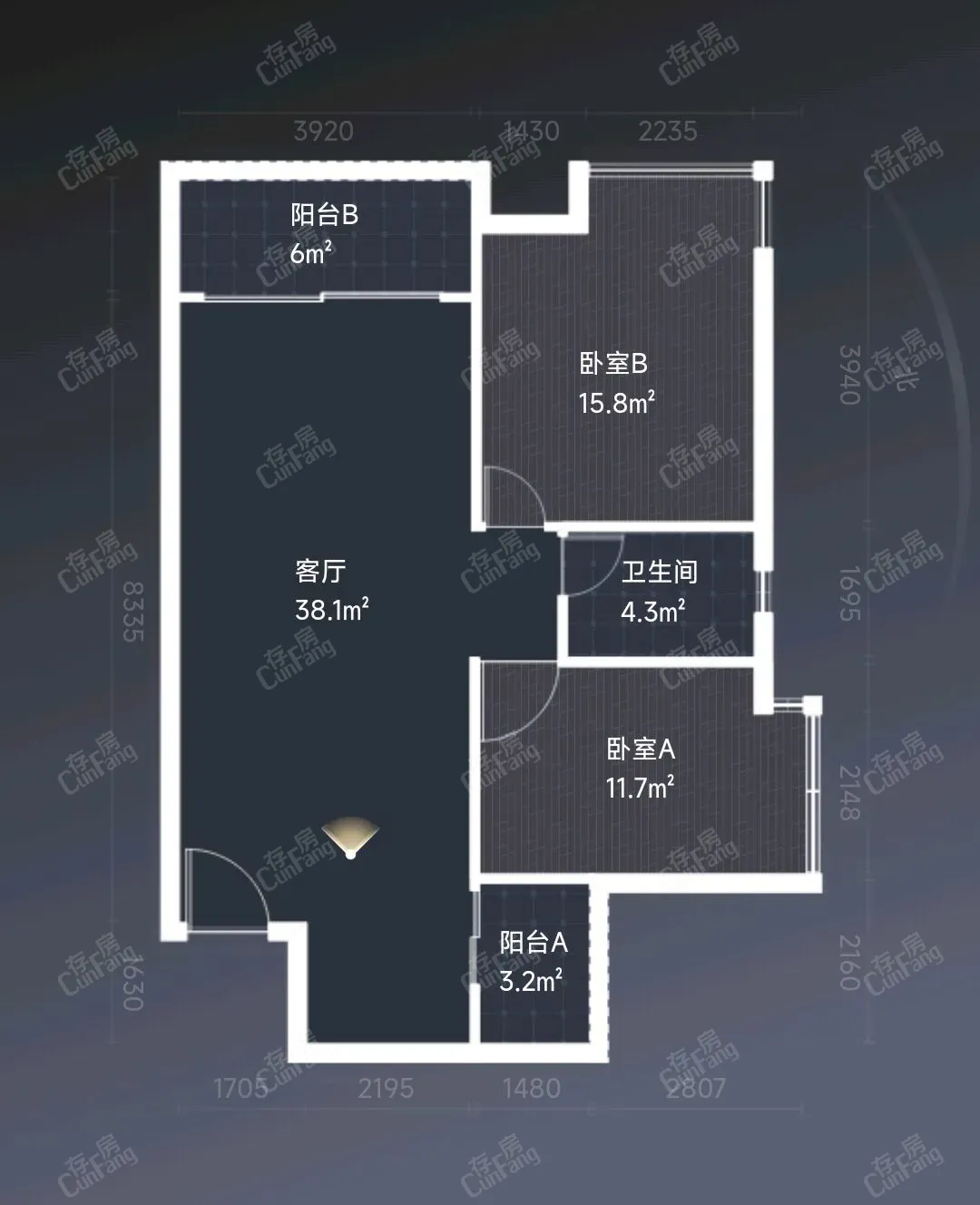 中天四达轩,四达轩 97平米 78万14