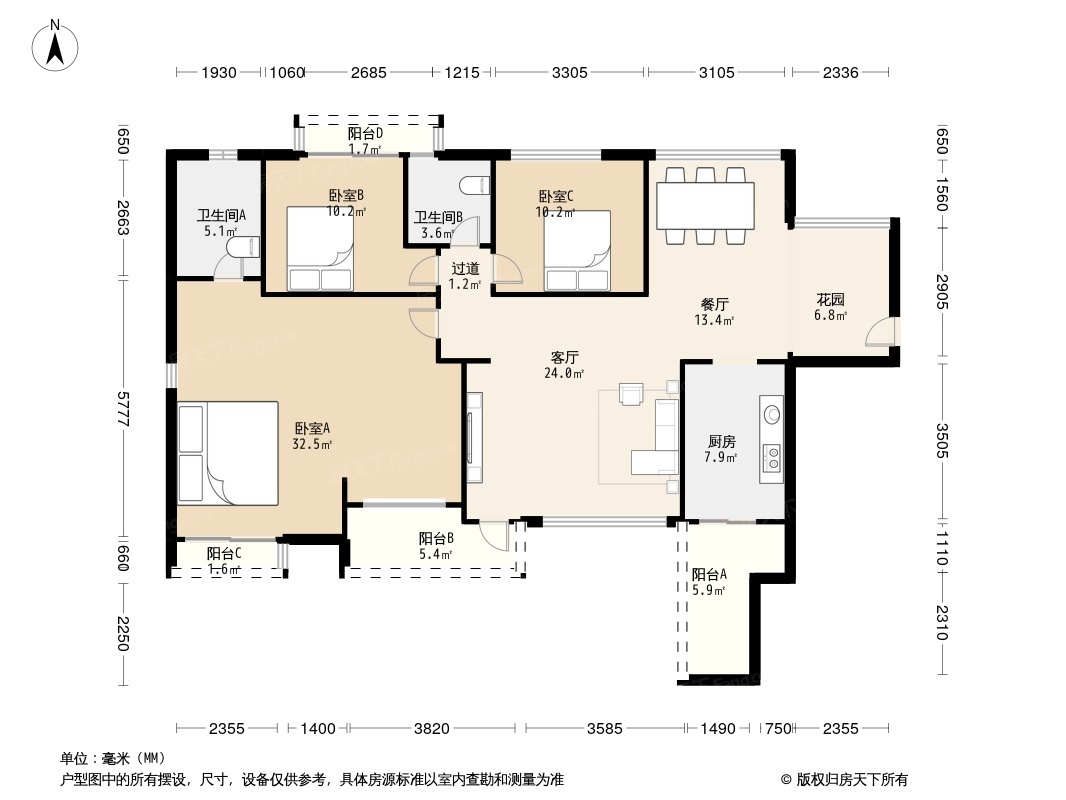 中天会展城B区,中天会展城B区 153平米 120万13