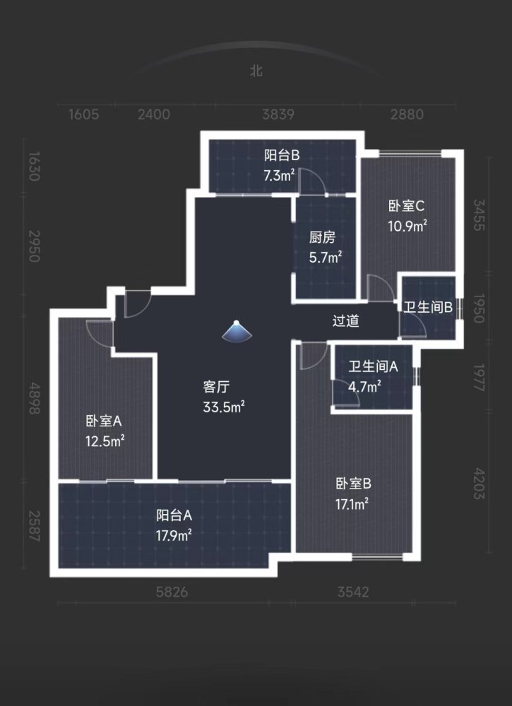 桃李春风,桃李春分 东辰 旁 居住密度低 商品住宅 新房 双卫生间13