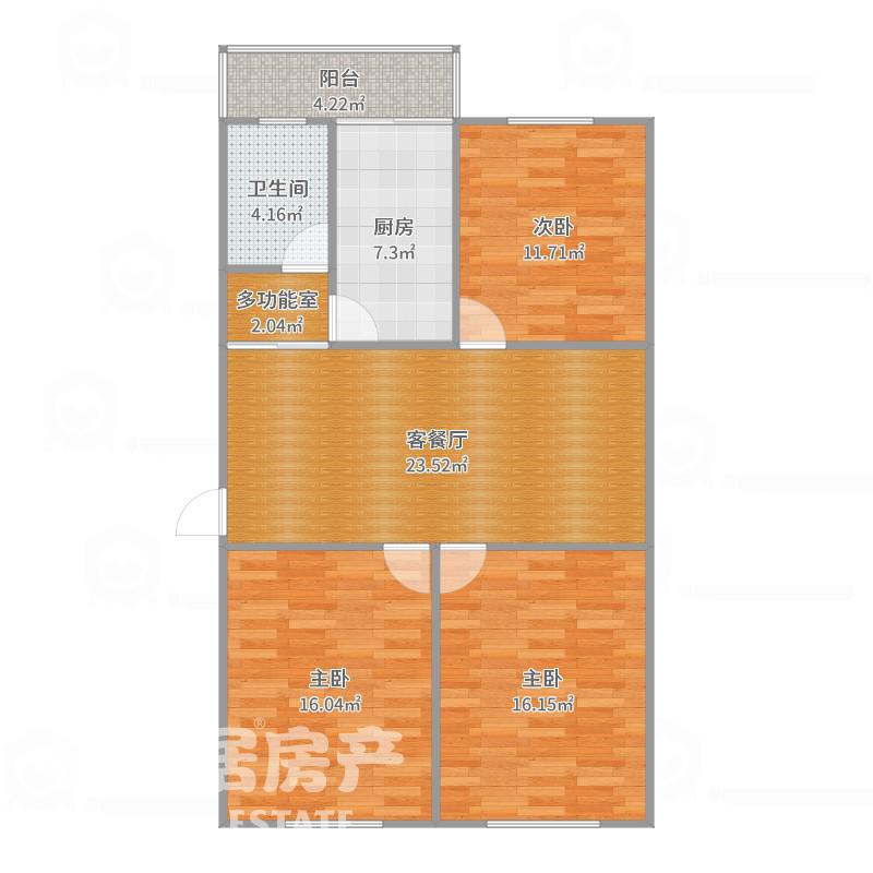 西山花园,西山花园 三室一厅 普通装修 南北朝向 仅售22万9