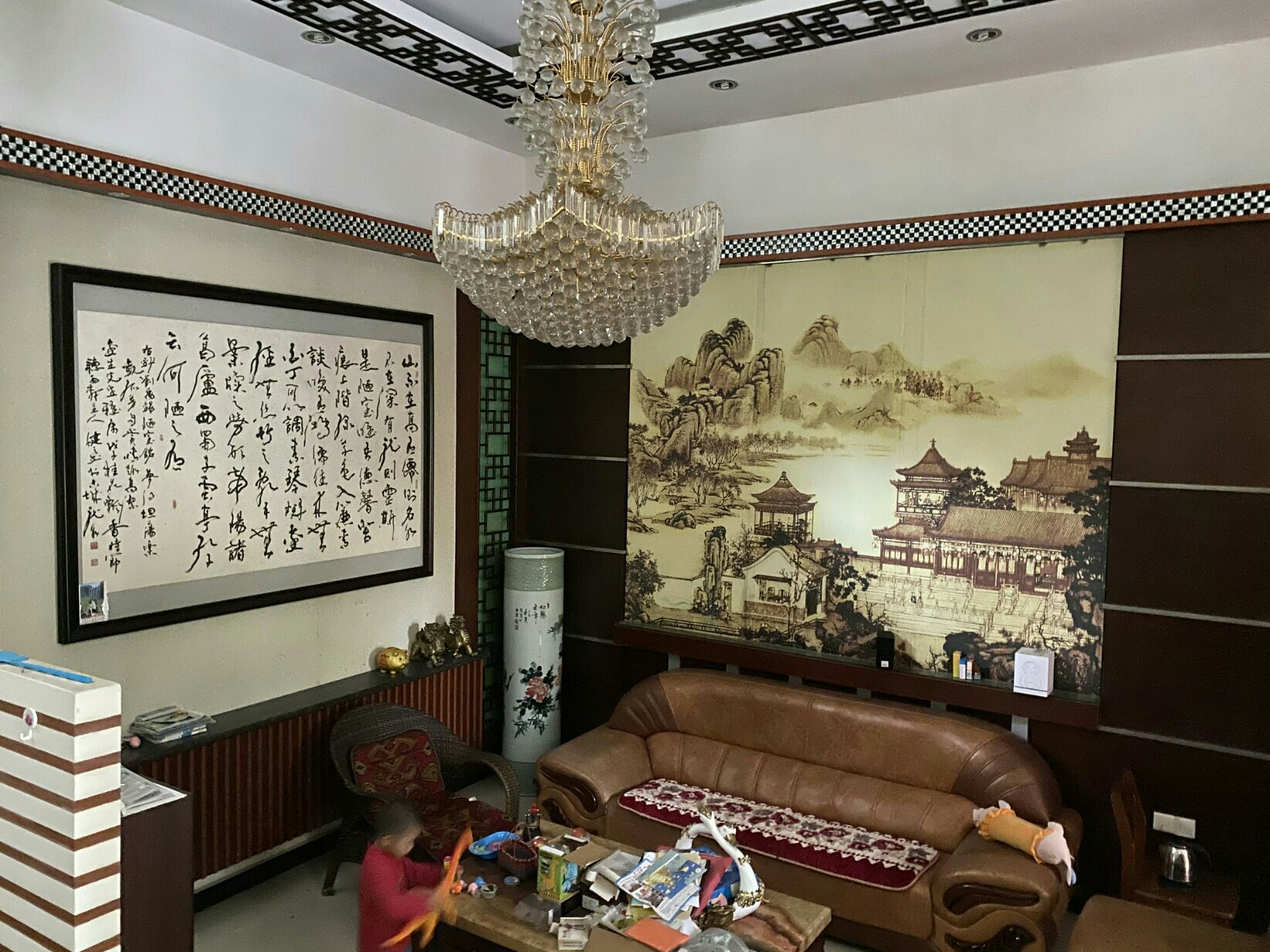 伟业公园路小区,花园式别墅,超大院子,城中心地段5