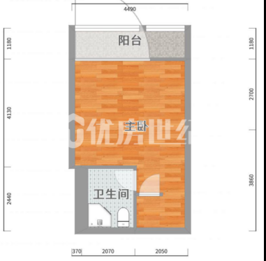 天茂城市广场,天茂城市广场 单身公寓 精装8