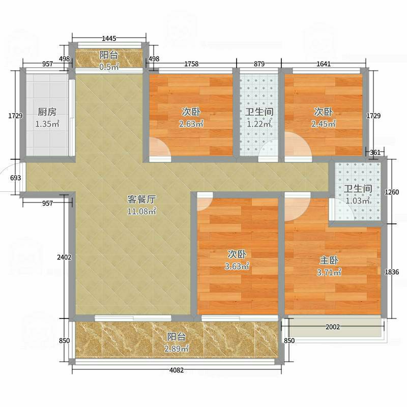 建业云熙府,建业云熙府买4室2厅2卫1阳台送2个花园7