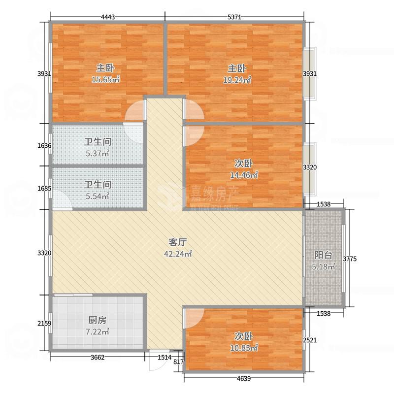 家和园,子昂广场旁中装大3房可改4房 有小区物管 双证在手 支持按揭12
