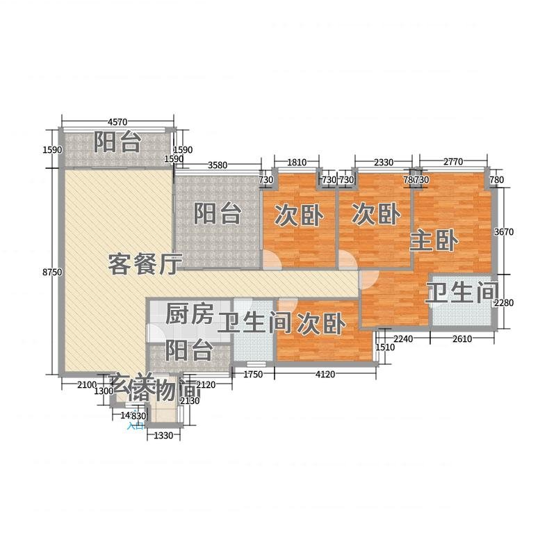 廊桥水岸,中庭大平层,清水好房13