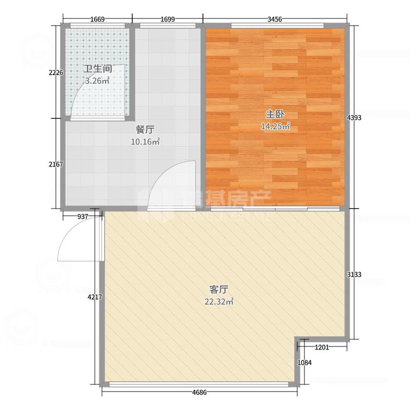 铁路八村,铁路八村普通带花园,面积50.26㎡,欢迎品鉴13