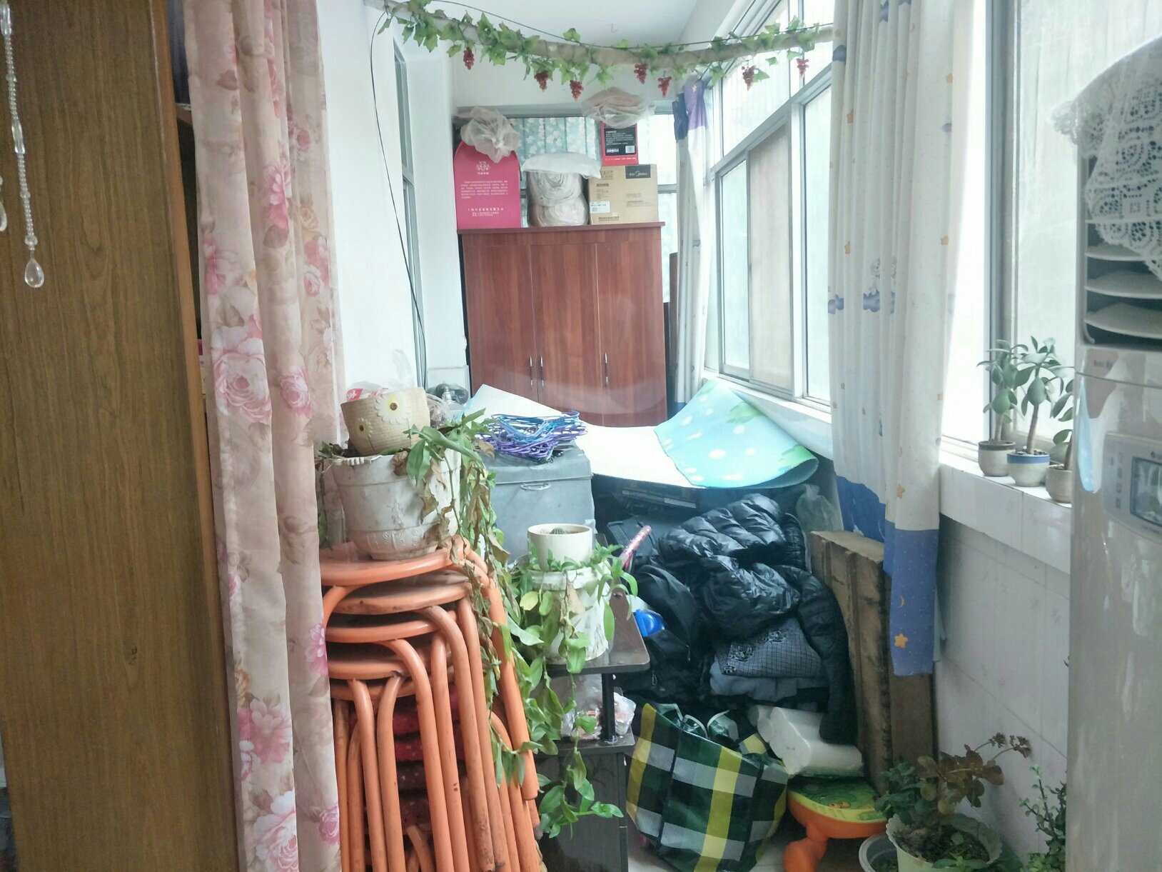 粮食局家属楼,定好家1320尹富市场 两室两厅南北通透 带小院地理位置佳10
