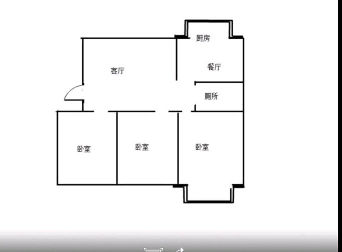 绿野花苑,绿野花苑三室 商品房老本6