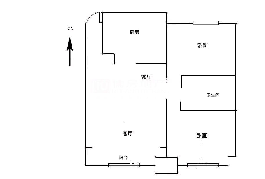 新晋大院,大院精装两室房诚心出售15