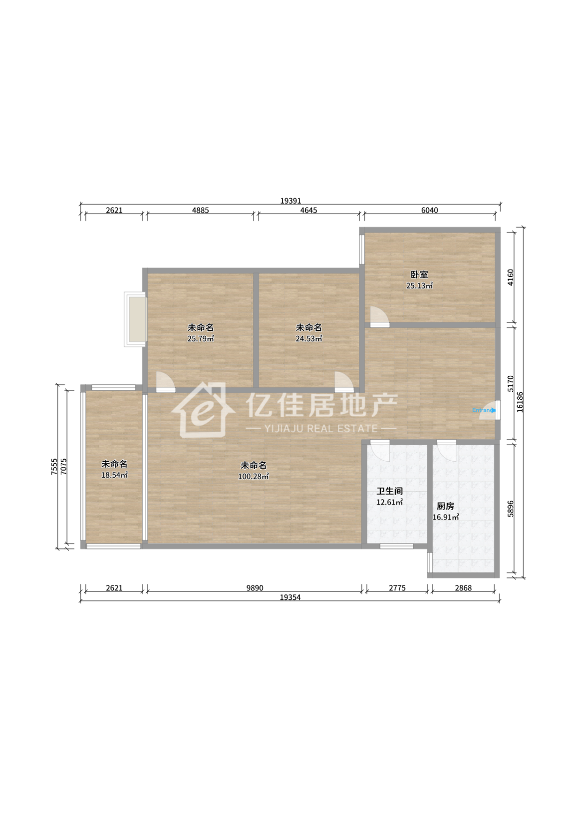 万基名家,3室2厅1卫1阳台,拎包入住,采光空气都很好!14