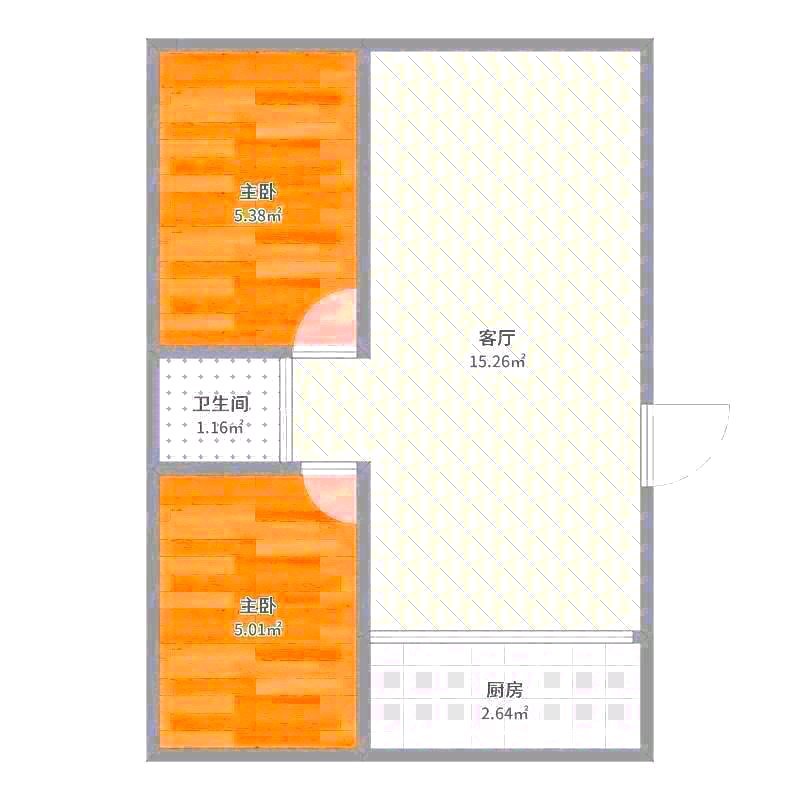 绿野花苑,绿野花苑三层79平米两室40万9