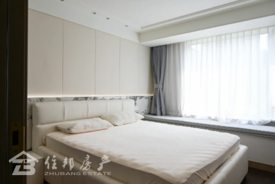 庆丰拥涛府,3室2厅2卫1阳台99㎡,阔绰客厅,超大阳台7
