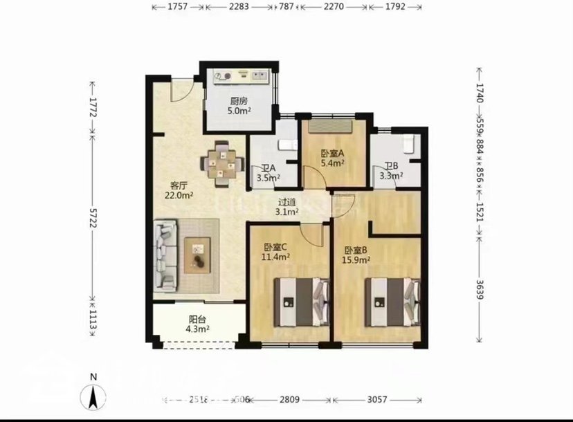 庆丰拥涛府,紧邻地铁,庆丰拥涛府房主急售10