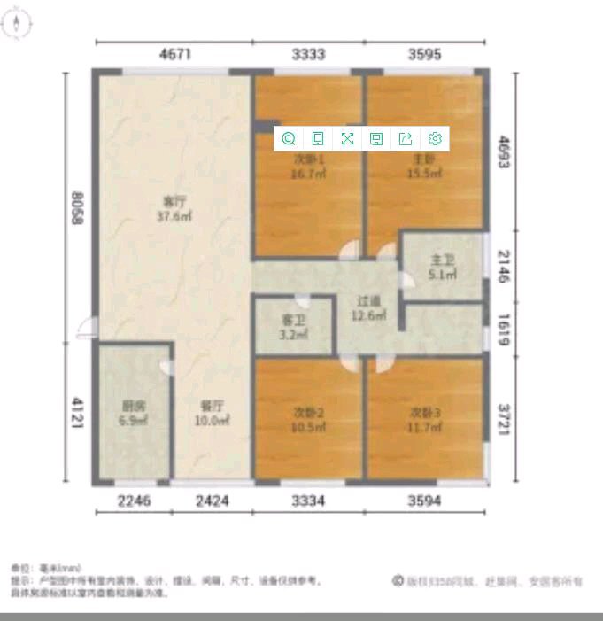 力盟尚都,力盟尚都230万元南北通透 十二中 五四11