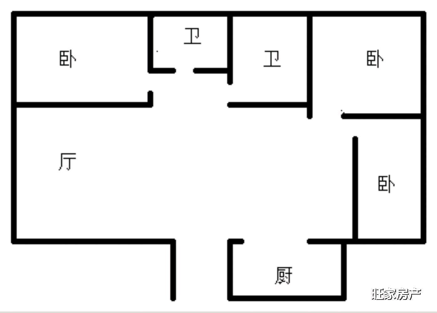 文鼎苑,文鼎苑128.6㎡3室2厅1卫1阳台毛坯,好房出售9