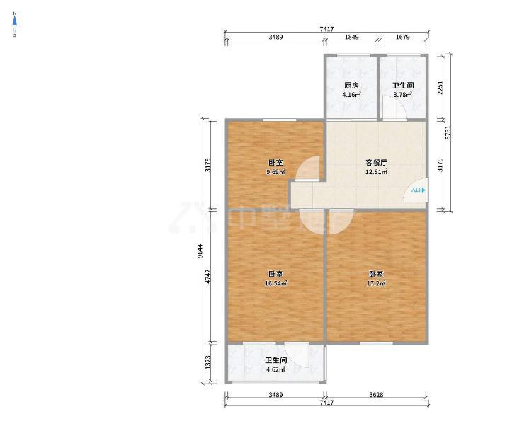 二十八所南苑,精品好房,楼层好,视野广,二十八所南苑3室1厅1卫1阳台南!8